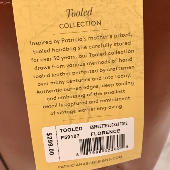 Patricia Nash Hand Bag from Tooled Florence Collection. - Picture 9 of 13